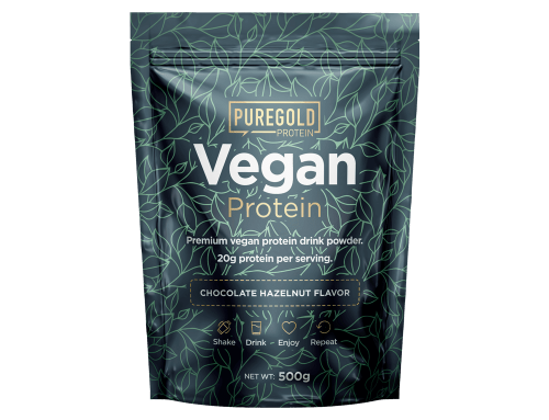 PUREGOLD – Vegan Protein ízesített növényi fehérje italpor